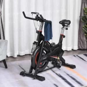 10kg Flywheel Exercise Bike, black