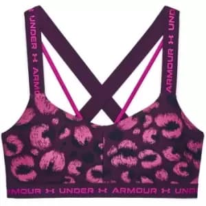 Under Armour Armour Crossback Sports Bra Womens - Purple