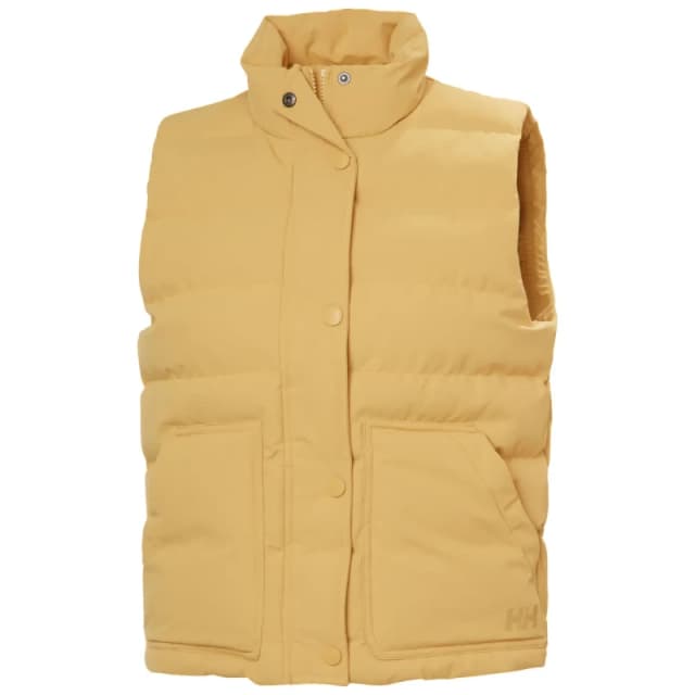 Womens Helly Hansen Escape Puffer Vest Beige Female L