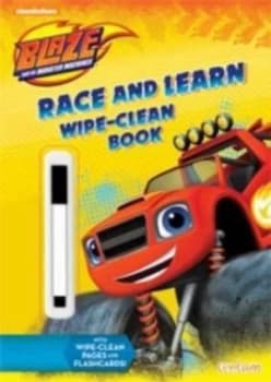 Blaze Race and Learn Wipe-Clean Book Paperback