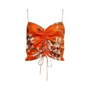 AllSaints AllSaints Alexia Drada Top Womens - Orange