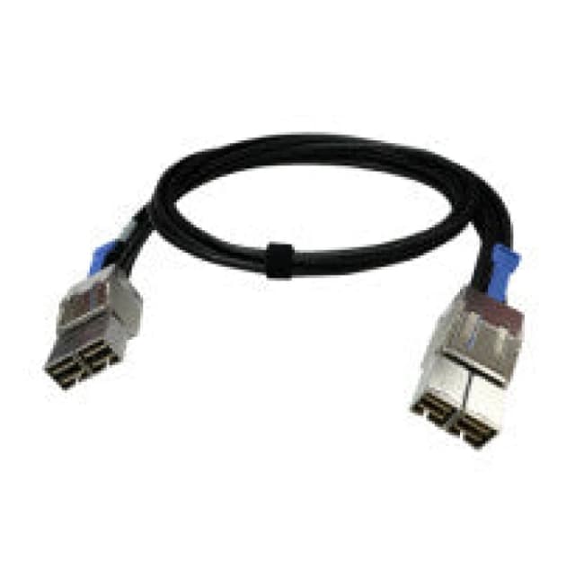 QNAP CAB-PCIE10M-8644-8X Serial Attached SCSI (SAS) cable 1m Black