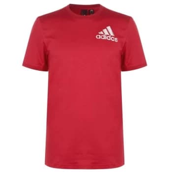 adidas BOS T Shirt Mens - Red