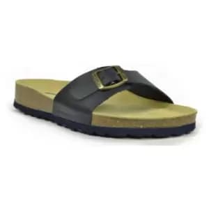 Sanosan Womens/Ladies Malaga Leather Sandals (4 UK) (Navy)