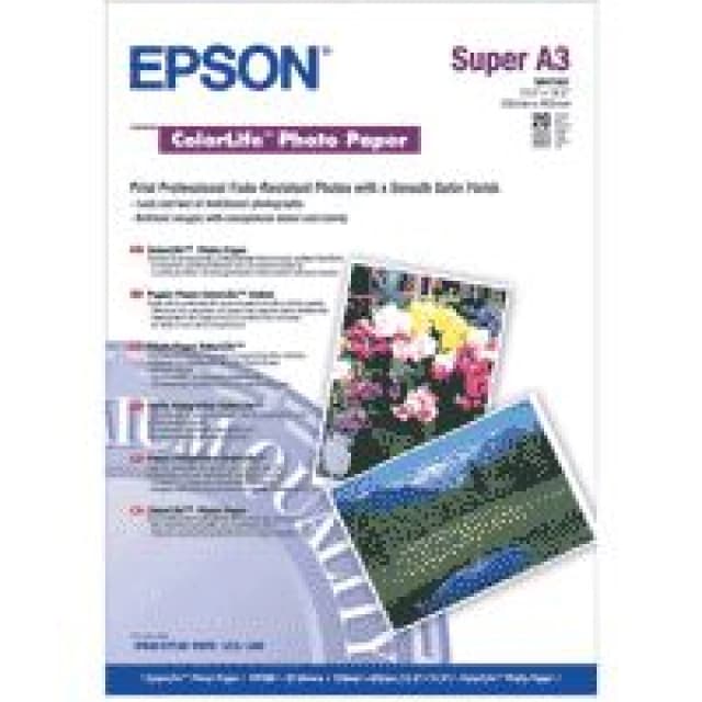 Epson ColorLife C13S041561 A3 Satin Photo Paper 245gsm 20 Sheets