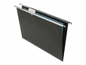 Rexel Crystalfile Heavy Duty Hanging File, Foolscap 150 Sheets, Black