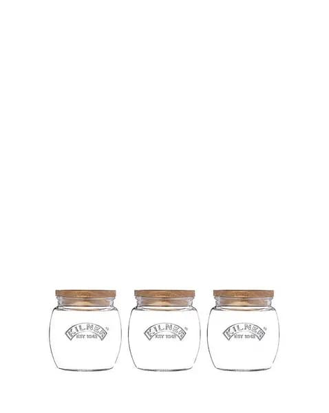 Kilner Kilner Set Of 3 0.85L Universal Jars OT78001