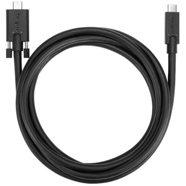Targus Targus ACC1122GLX USB cable USB 3.2 Gen 1 (3.1 Gen 1) 1.8 m USB C Black ACC1122GLX