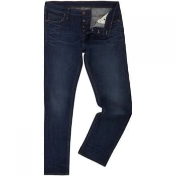 Label Lab Dart Taper Leg Vintage Washed Jean - Denim Vintage