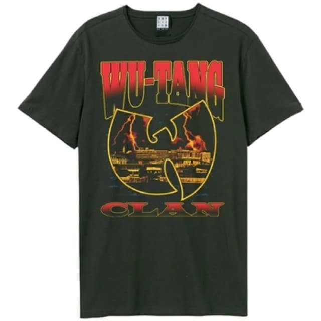 Amplified Amplified Men Bootleg Red Storm Wu-Tang Clan T-Shirt in Charcoal Size: X-Small Charcoal XS Male 5063652178300