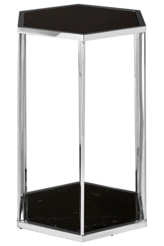 Orsina Piermount Black And Silver End Table