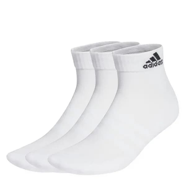 adidas Ankle Socks 3 Pack 8.5-10 Black 41248203050