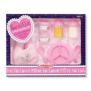 Melissa and Doug Time To Eat 8 Piece Feeding Set