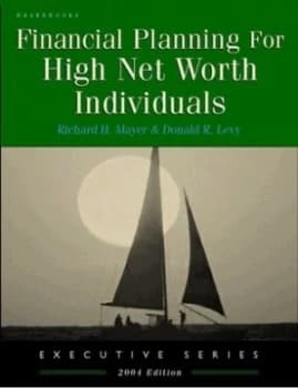 Financial Planning for High Net Worth Individuals by Richard H Mayer Paperback