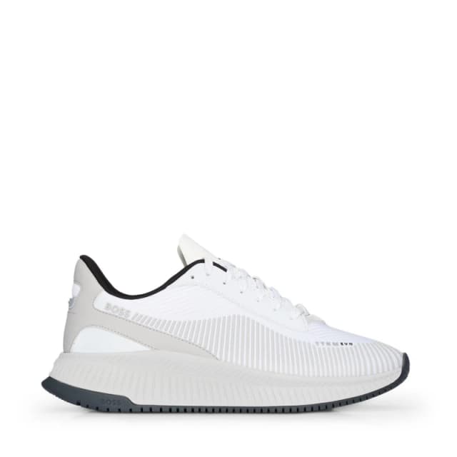 Boss Mens Evo Runners Low-Top Trainers Open White male 12 (46)