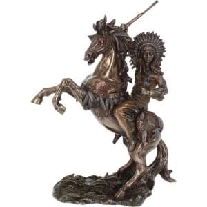 War Cry Indian Figurine