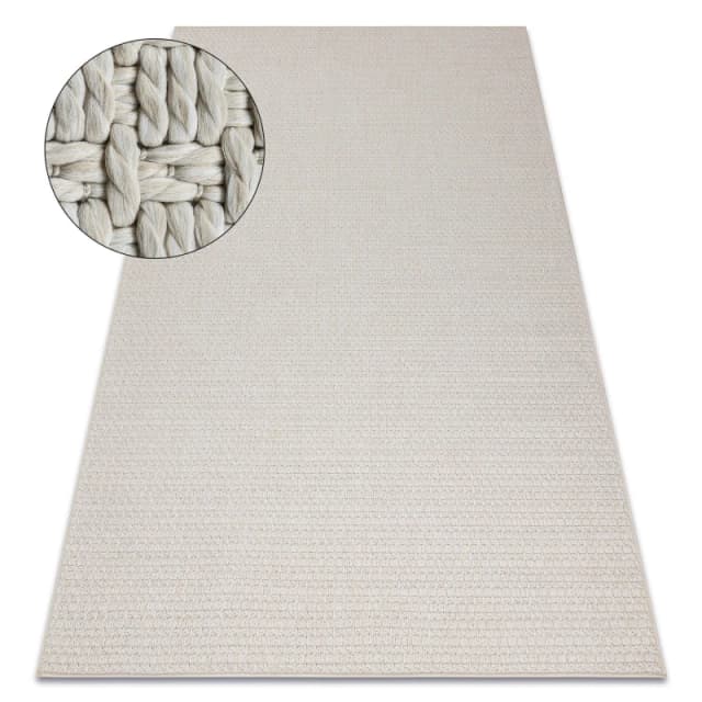 RugsX Carpet Origi 3561 Cream - Flat-Woven Sisal String 78X150 Cm