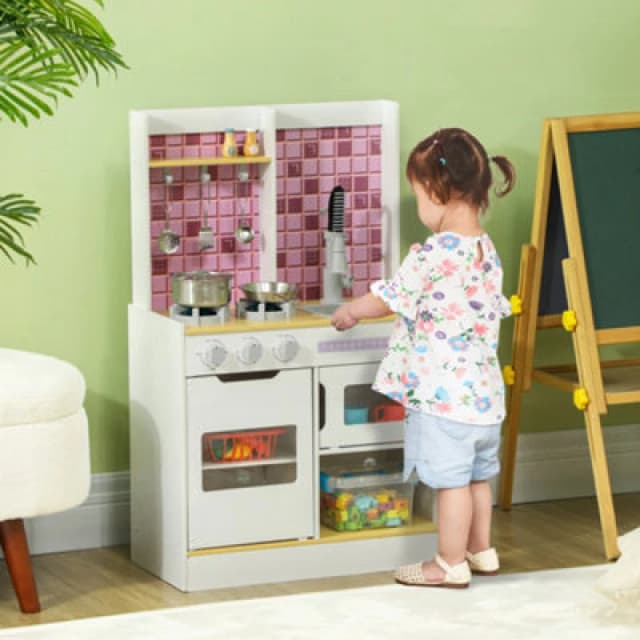 AIYAPLAY Kids Play Kitchen TJ Hughes White 5063603182349