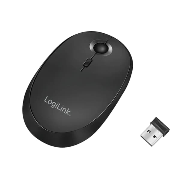 LogiLink ID0204 mouse Office Ambidextrous RF Wireless + Bluetooth 1600