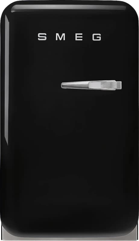 Smeg 50s Style Left Hand Hinged Minibar FAB5LBL6 72cm Fridge - Black - C Rated