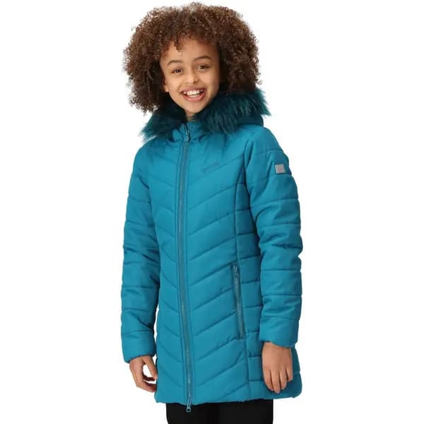 Regatta Girls Fabrizia Padded Warm Hooded Parka Jacket 13 Years - Chest 79-83cm (Height 153-158cm)