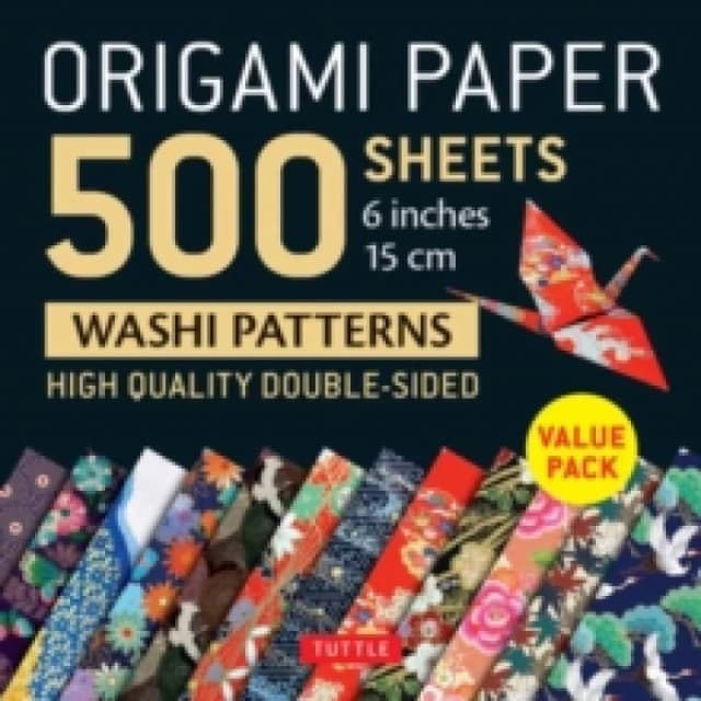 Origami Paper 500 Sheets Japanese Washi Patterns 6 (15 Cm). Paperback. By Tuttle Publishing" Books