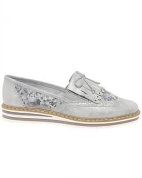 Rieker Fringe Standard Fit Slip On Shoes