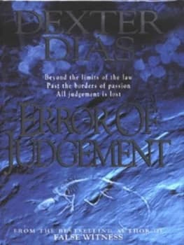Error of Judgement by Dexter Dias Hardback