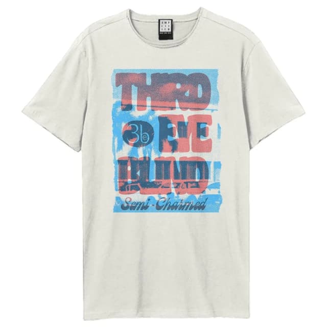 Amplified Amplified Men Semi Charmed Third Eye Blind T-Shirt in White Size: X-Small White XS Male 5063574716185