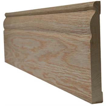 Ogee Internal Unfinished Oak Skirting - 95 x 3000mm