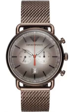Emporio Armani Aviator AR11169 Men Mesh Bracelet Watch