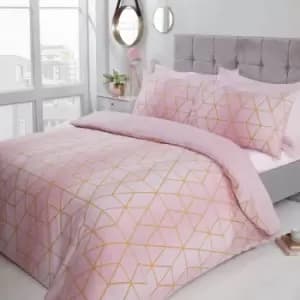 Calvin Blush Duvet Set - Single