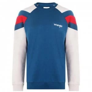 Wrangler Cut and Sew Sweatshirt - Ink Blue