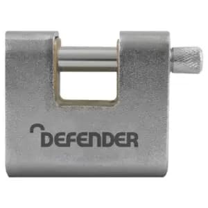Defender DFAW80 Armoured Warehouse Block Padlock 80mm