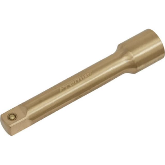 Loops 125mm Non-Sparking Extension Bar - 1/2" Sq Drive - Spring Ball Socket Retainer Multi