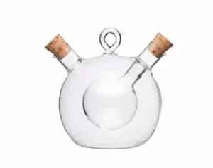 Italian Round Dual Oil and Vinegar Bottle