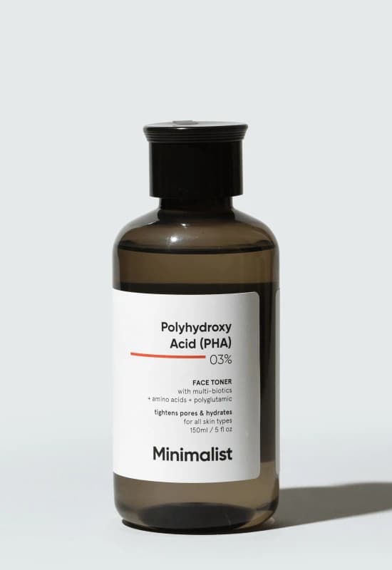 Minimalist Polyhydroxy Acid (PHA) 03% Face Toner Clear unisex
