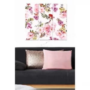 MDF59943791 Multicolor Decorative MDF Painting (3 Pieces)