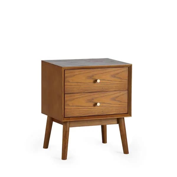 Julian Bowen Lowry 2 Drawer Bedside LOW051