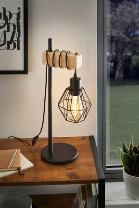 EGLO Townshend Industrial Table Lamp