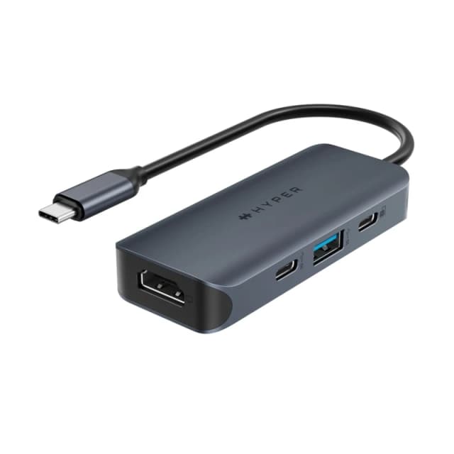 HYPER HD4001GL interface hub USB 3.2 Gen 1 (3.1 Gen 1) Type-C 10000 Mb