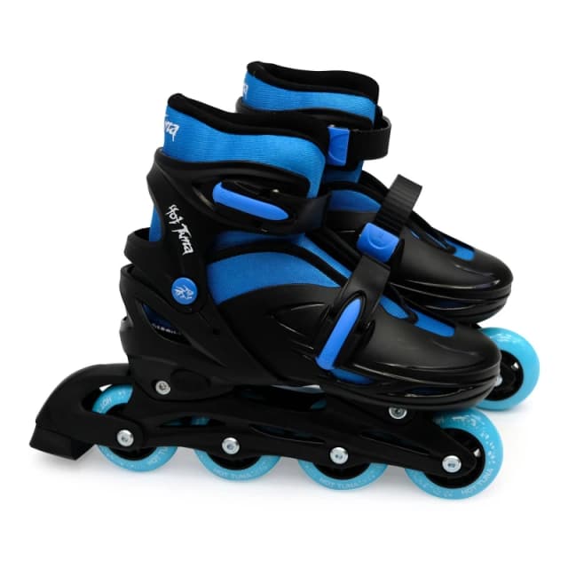 Hot Tuna HotTuna Adjustable Inline Skates Junior Black/Blue male C10-C13
