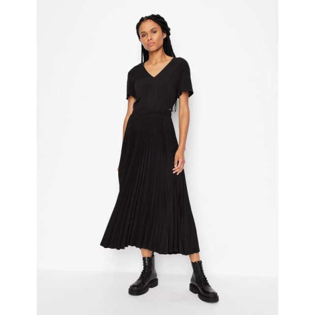 Armani Exchange Womens Maxi Dress Black female 4 (3XS)