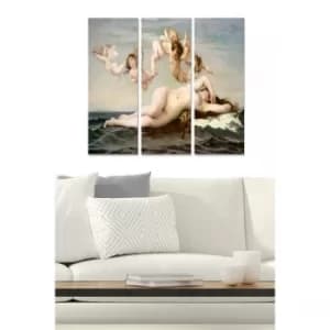 MDF751012081 Multicolor Decorative MDF Painting (3 Pieces)