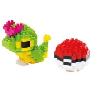 Nanoblock Pokemon Caterpie & Poke Ball Building Set