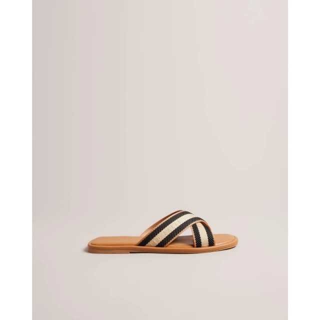 Ted Baker Ted Web Flat Sandal Ld62 Brown female 5 (38)