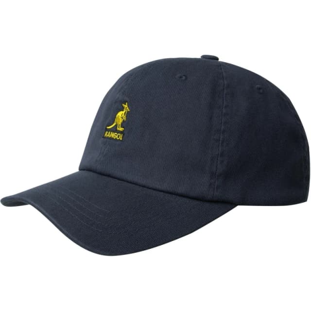 Kangol Adults Washed Baseball Cap Navy unisex One Size