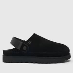UGG Black Goldenstar Clog Sandals
