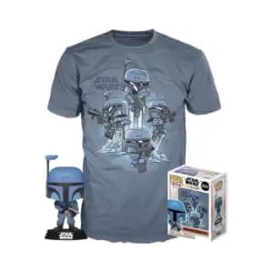 Star Wars The Mandalorian Pop! And Tee Bundle - L