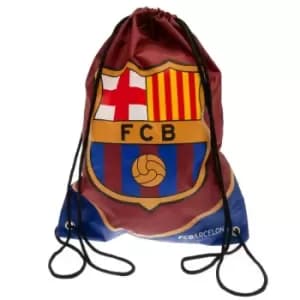 Fc Barcelona - Unisex Adult Drawstring Bag (One Size) (Maroon/Blue)